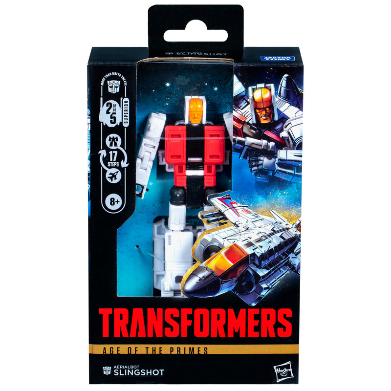 Load image into Gallery viewer, Transformers Age of the Primes - Deluxe Class Aerialbot Slingshot
