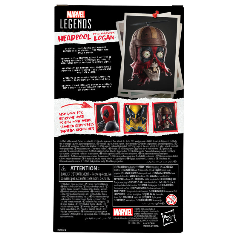 Load image into Gallery viewer, Marvel Legends - Headpool with Marvel&#39;s Logan (Deadpool &amp; Wolverine)
