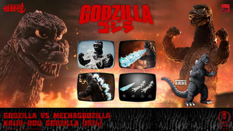 Load image into Gallery viewer, Threezero - KAIJU-DOU Godzilla VS Mechagodzilla - Godzilla (1974)
