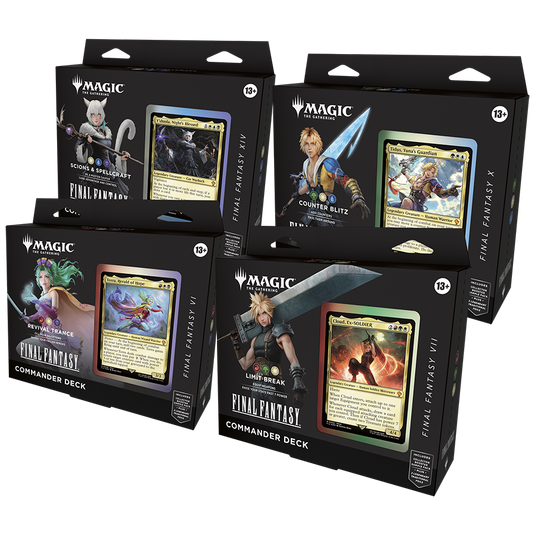 MTG - Universes Beyond - Final Fantasy - Commander Decks Set of 4