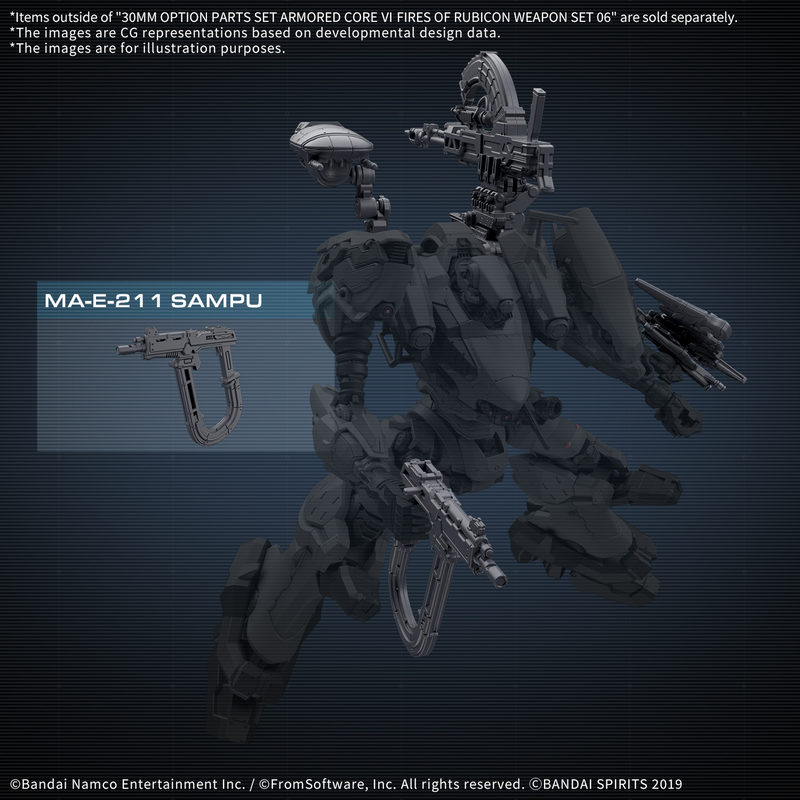 Load image into Gallery viewer, 30 Minutes Missions - Armored Core VI Fires of Rubicon - Weapon Set 06
