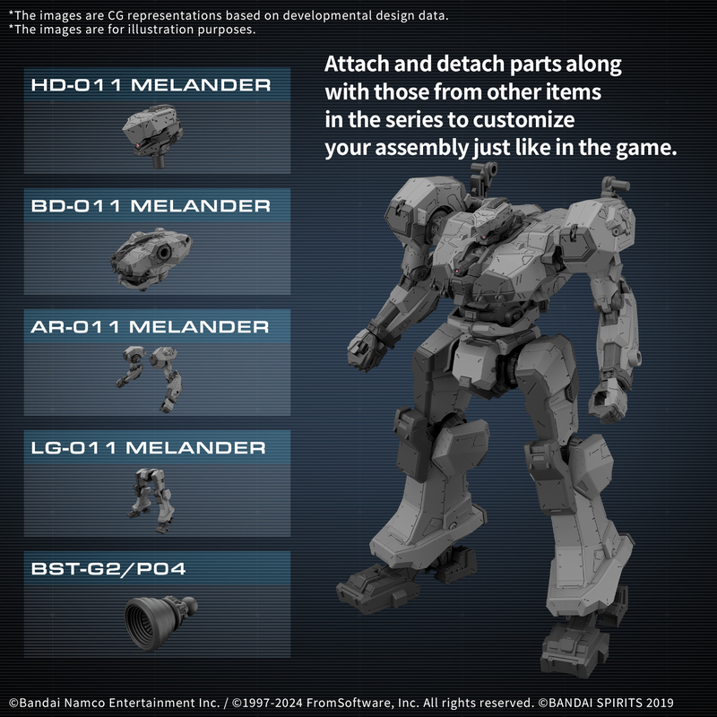 Load image into Gallery viewer, 30 Minutes Missions - Armored Core VI Fires of Rubicon - Balam Industries BD-011 Melander
