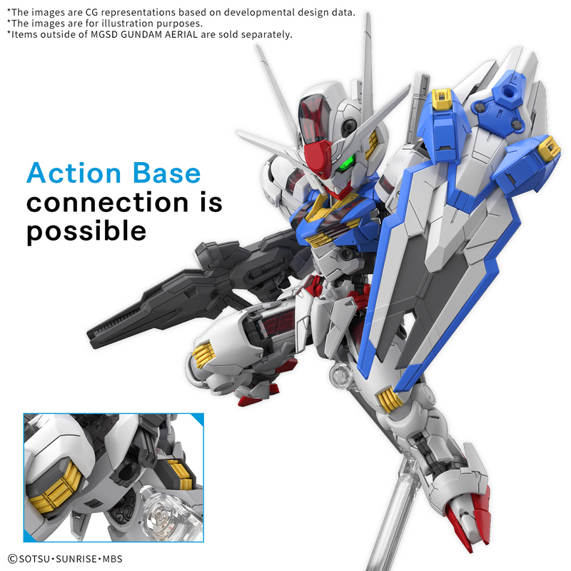 Load image into Gallery viewer, Master Grade SD: Aerial Gundam (Mobile Suit Gundam: The Witch From Mercury)
