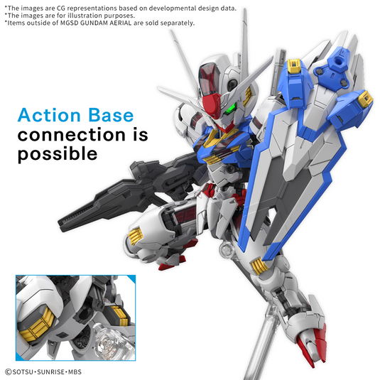 Master Grade SD: Aerial Gundam (Mobile Suit Gundam: The Witch From Mercury)