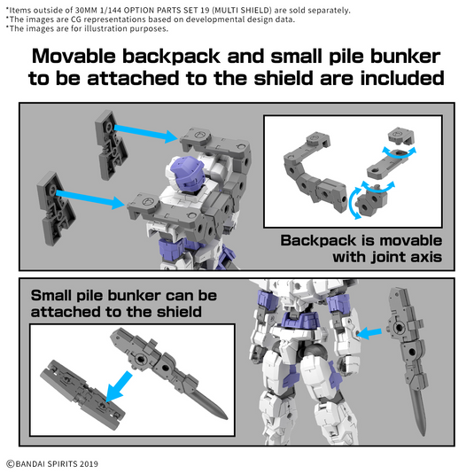 30 Minutes Missions - Option Parts Set 19 (Multi Shield)