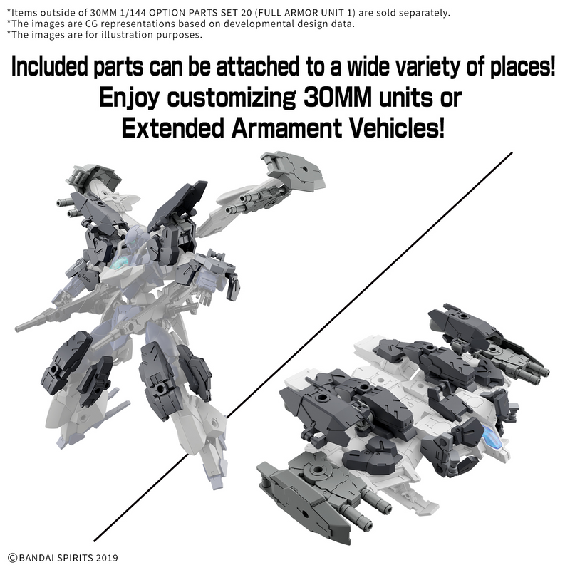 Load image into Gallery viewer, 30 Minutes Missions - Option Parts Set 20 (Full Armor Unit 1)
