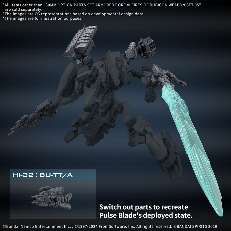 Load image into Gallery viewer, 30 Minutes Missions - Armored Core VI Fires of Rubicon - Weapon Set 05
