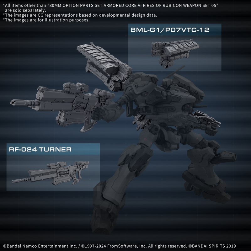 Load image into Gallery viewer, 30 Minutes Missions - Armored Core VI Fires of Rubicon - Weapon Set 05
