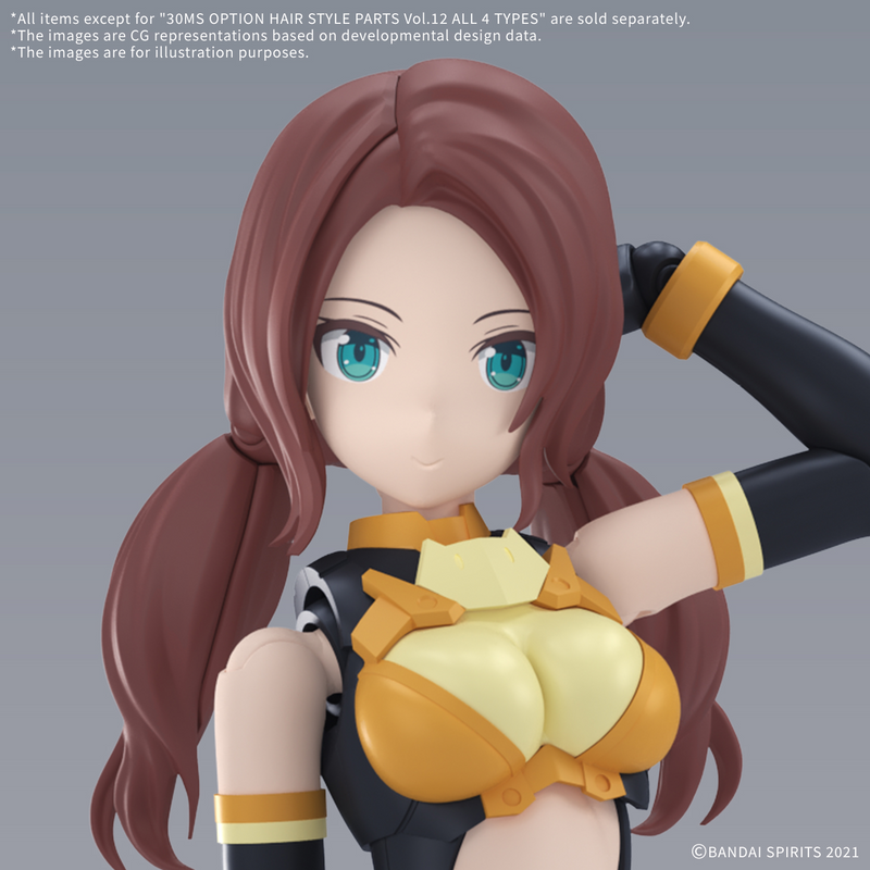 Load image into Gallery viewer, 30 Minutes Sisters - Option Hairstyle Parts Vol. 12: Twintails 9 (Brown 5)
