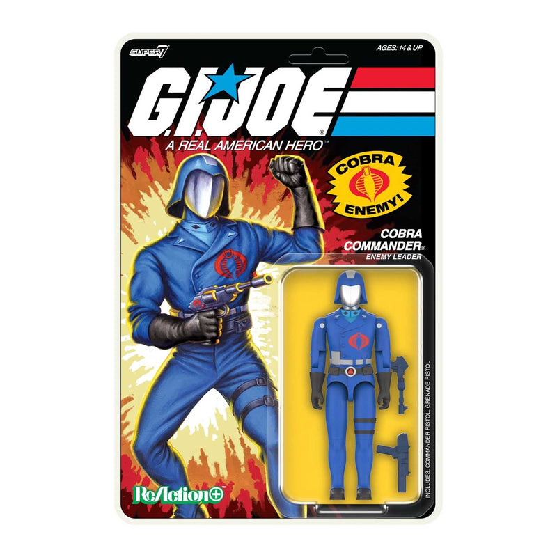 Load image into Gallery viewer, Super 7 - Reaction+ (O-Ring Figure) G.I. Joe - Cobra Commander (Cartoon Version)
