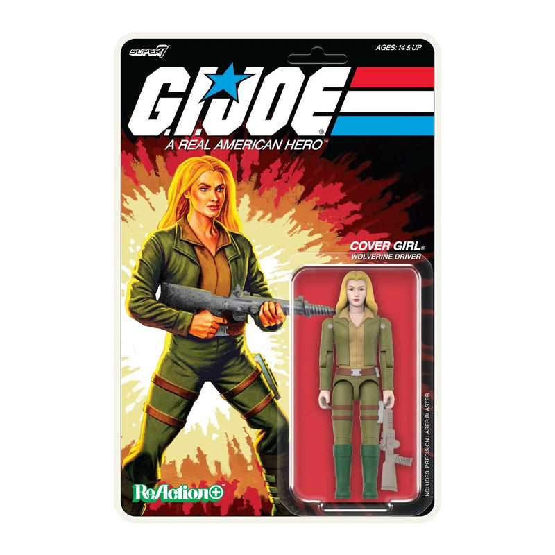 Load image into Gallery viewer, Super 7 - Reaction+ (O-Ring Figure) G.I. Joe - Cover Girl (Blonde)
