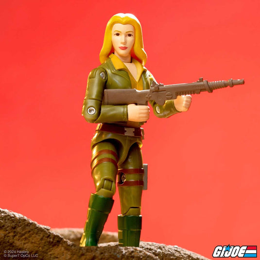 Super 7 - Reaction+ (O-Ring Figure) G.I. Joe - Cover Girl (Blonde)