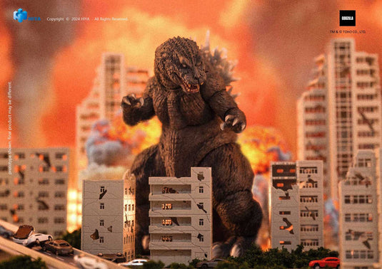 Hiya Toys - Exquisite Basic Series - Godzilla, Mothra, and King Ghidorah Giant Monsters All-Out Attack (2001) - Godzilla