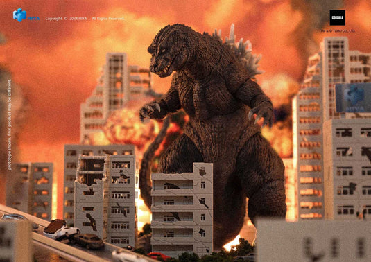 Hiya Toys - Exquisite Basic Series - Godzilla, Mothra, and King Ghidorah Giant Monsters All-Out Attack (2001) - Godzilla