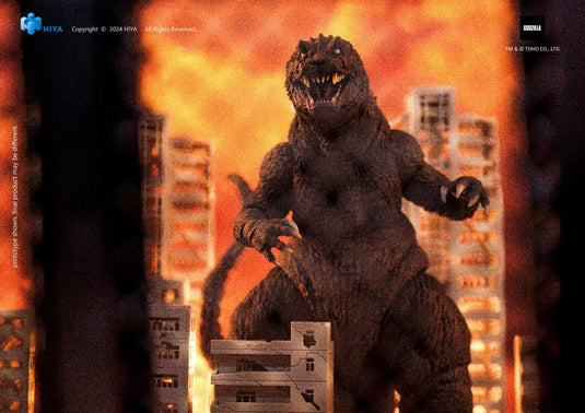 Hiya Toys - Exquisite Basic Series - Godzilla, Mothra, and King Ghidorah Giant Monsters All-Out Attack (2001) - Godzilla