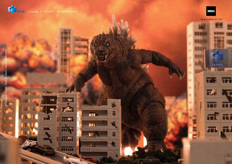 Load image into Gallery viewer, Hiya Toys - Exquisite Basic Series - Godzilla, Mothra, and King Ghidorah Giant Monsters All-Out Attack (2001) - Godzilla
