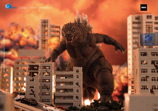 Hiya Toys - Exquisite Basic Series - Godzilla, Mothra, and King Ghidorah Giant Monsters All-Out Attack (2001) - Godzilla