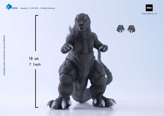 Hiya Toys - Exquisite Basic Series - Godzilla, Mothra, and King Ghidorah Giant Monsters All-Out Attack (2001) - Godzilla