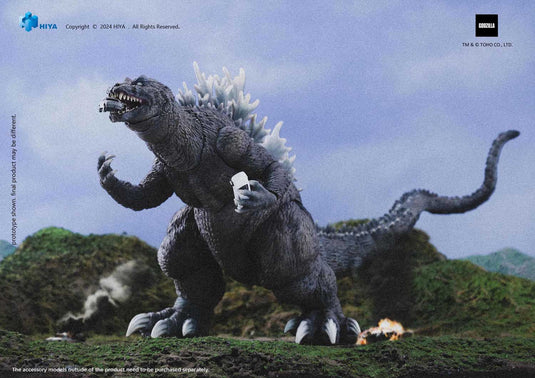 Hiya Toys - Exquisite Basic Series - Godzilla, Mothra, and King Ghidorah Giant Monsters All-Out Attack (2001) - Godzilla