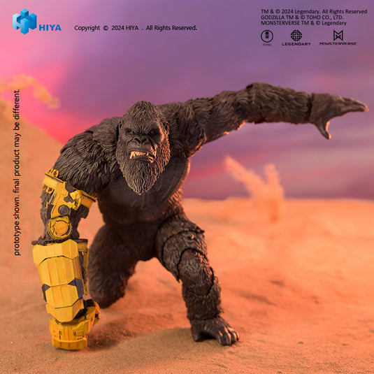 Hiya Toys - Exquisite Basic Series: Godzilla VS Kong The New Empire - Kong (Beast Glove)