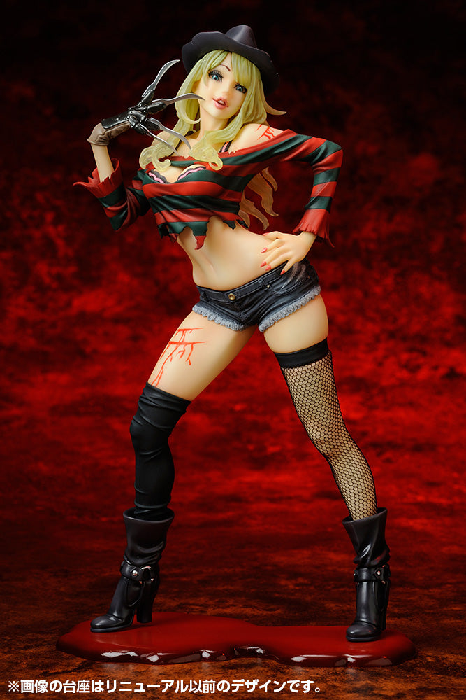 Load image into Gallery viewer, Kotobukiya - Freddy VS Jason Bishoujo Statue - Freddy Krueger (2nd Edition)
