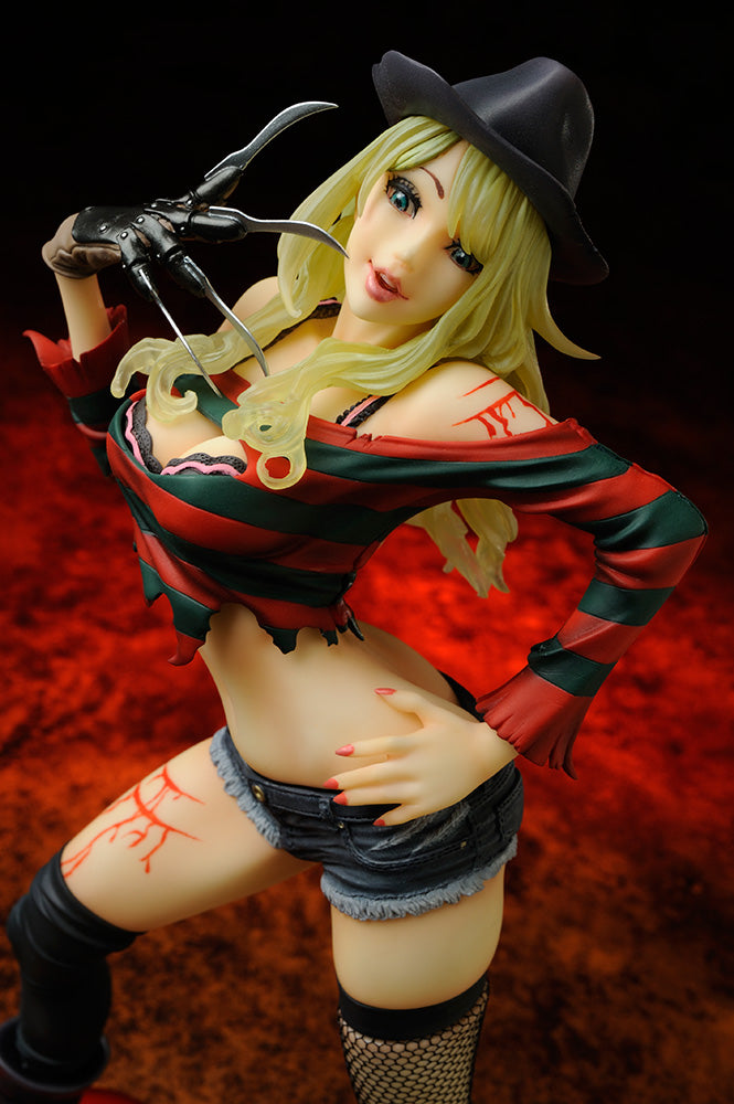 Load image into Gallery viewer, Kotobukiya - Freddy VS Jason Bishoujo Statue - Freddy Krueger (2nd Edition)
