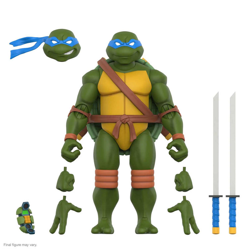 Load image into Gallery viewer, Super 7 - Teenage Mutant Ninja Turtles Ultimates - Leonardo (2003 Animated Series)
