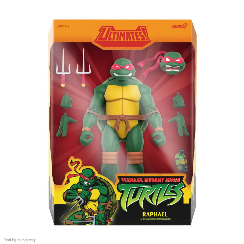 Load image into Gallery viewer, Super 7 - Teenage Mutant Ninja Turtles Ultimates - Raphael (2003 Animated Series)
