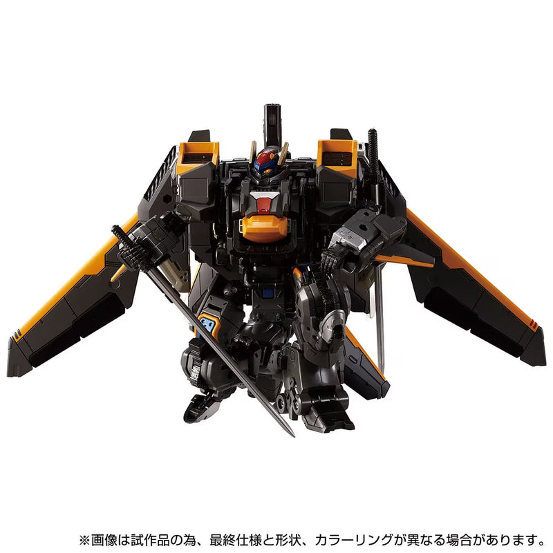 Load image into Gallery viewer, Diaclone Reboot - Tactical Mover - Horus Versaulter (F Thrust Unit) (Night Tiger)
