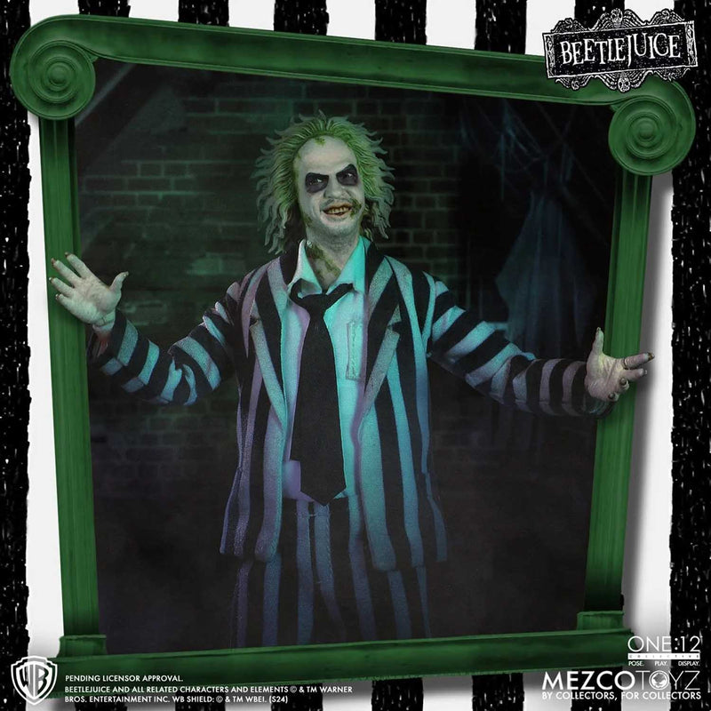 Load image into Gallery viewer, Mezco Toyz - One 12 Beetlejuice - Beetlejuice (Deluxe Edition)
