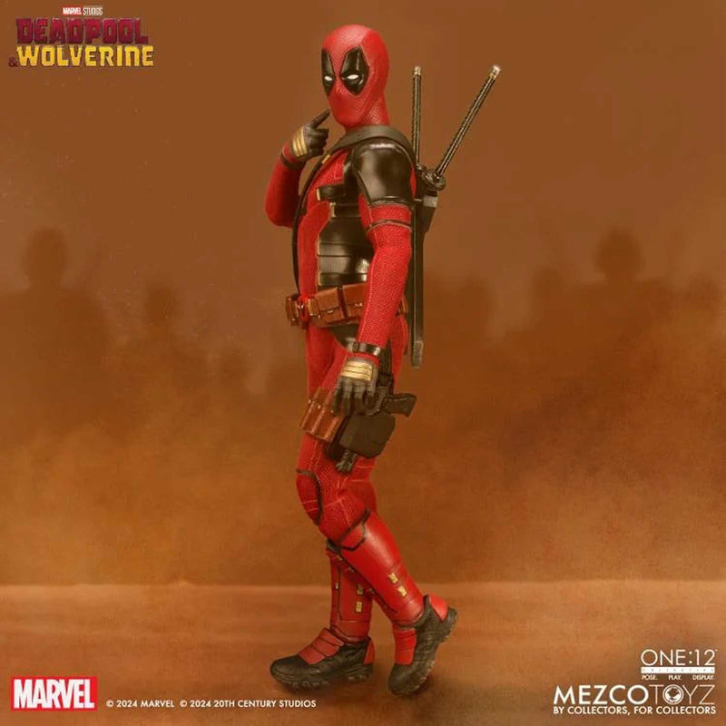 Load image into Gallery viewer, Mezco Toyz - One 12 Deadpool and Wolverine - Deadpool Deluxe
