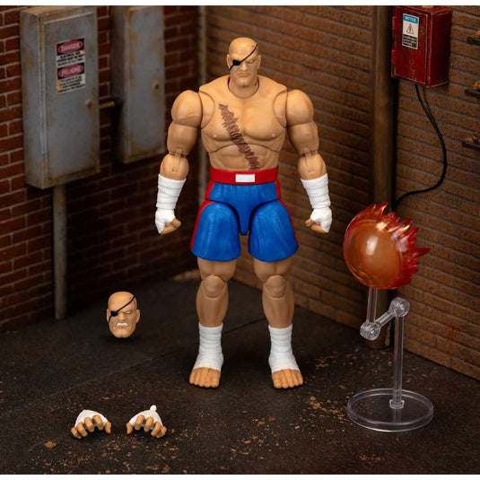 Jada Toys - Ultra Street Fighter II The Final Challengers - Sagat 1/12 Scale