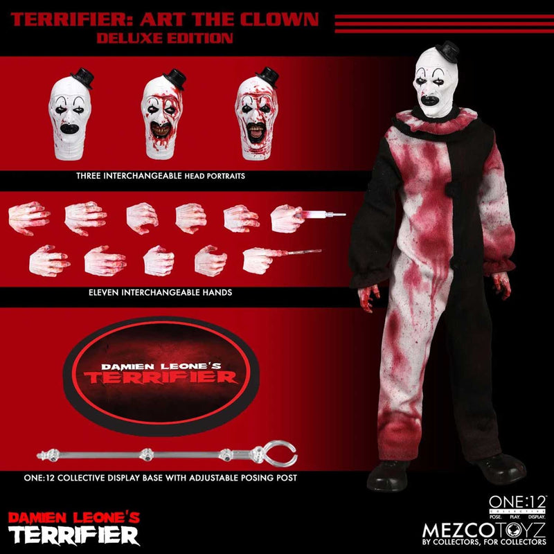 Load image into Gallery viewer, Mezco Toyz - One 12 Damien Leone&#39;s Terrifier - Art the Clown
