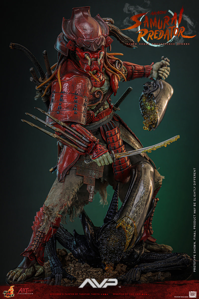 Load image into Gallery viewer, Hot Toys - Aliens VS Predator - Akaoni Samurai Predator
