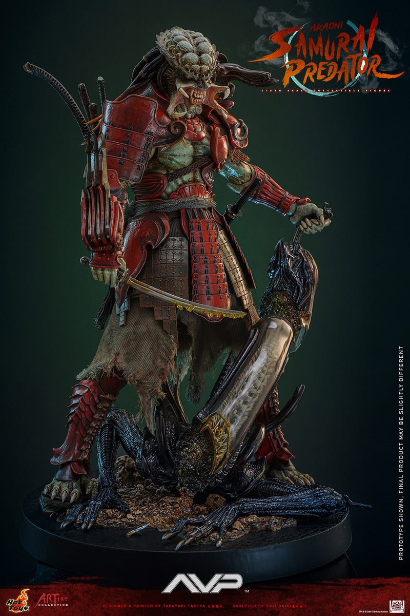 Load image into Gallery viewer, Hot Toys - Aliens VS Predator - Akaoni Samurai Predator
