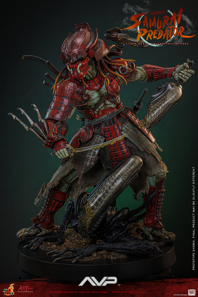 Load image into Gallery viewer, Hot Toys - Aliens VS Predator - Akaoni Samurai Predator
