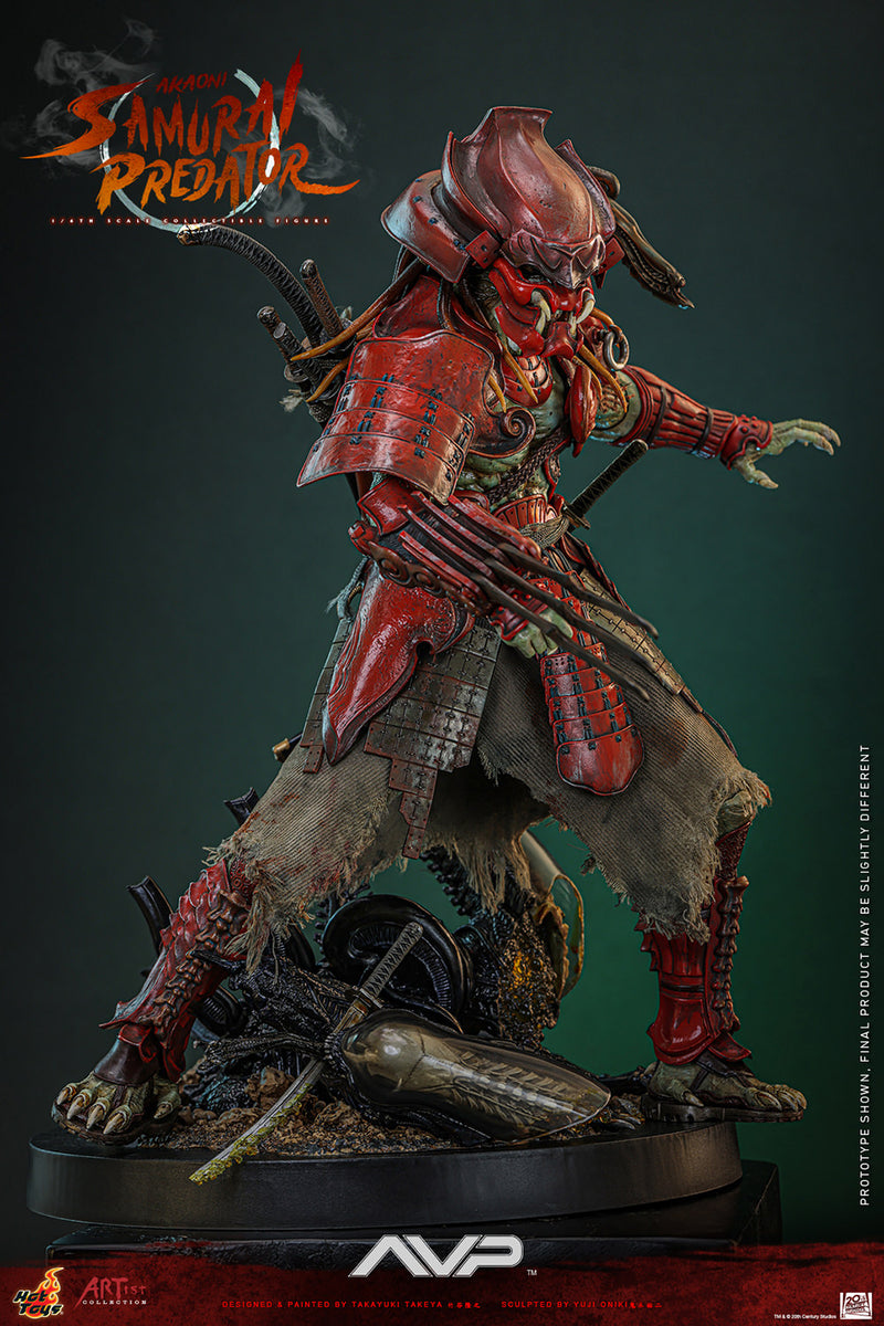 Load image into Gallery viewer, Hot Toys - Aliens VS Predator - Akaoni Samurai Predator
