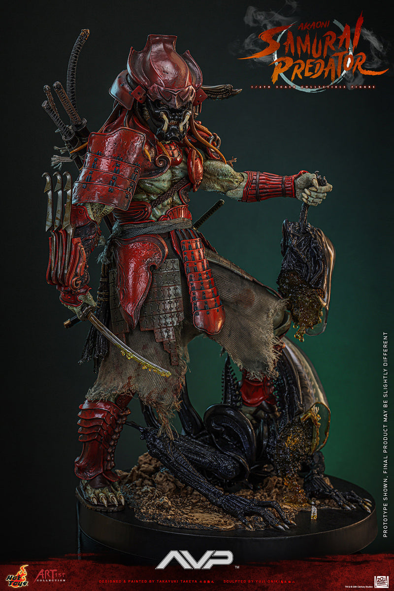 Load image into Gallery viewer, Hot Toys - Aliens VS Predator - Akaoni Samurai Predator
