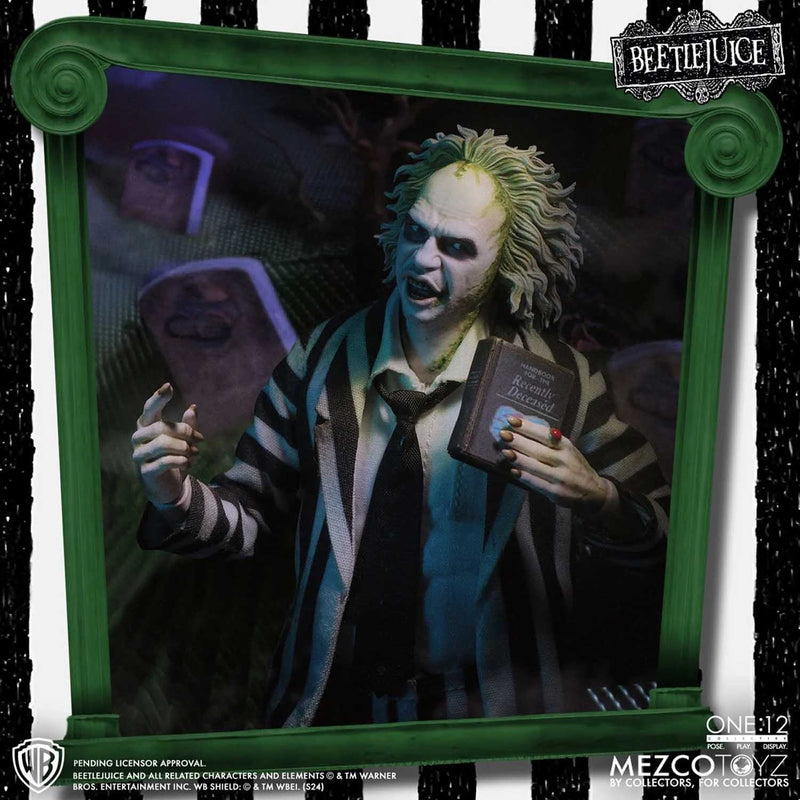 Load image into Gallery viewer, Mezco Toyz - One 12 Beetlejuice - Beetlejuice (Deluxe Edition)
