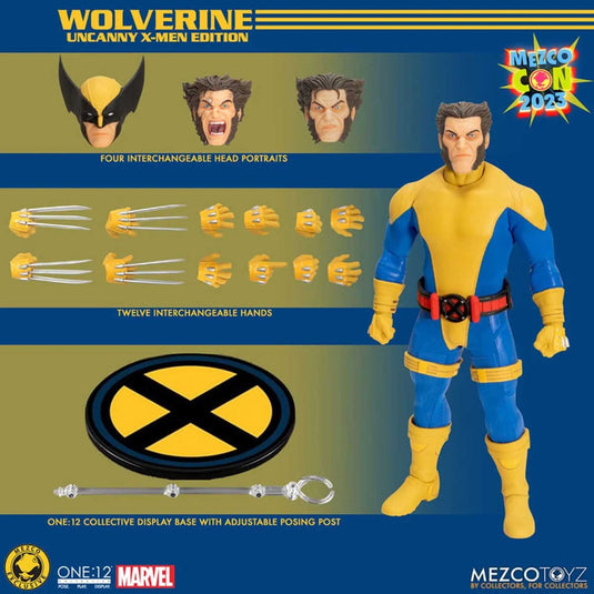 Mezco Toyz - One 12 Marvel Comics - Wolverine (Uncanny X-Men) (SDCC 2023 Exclusive)