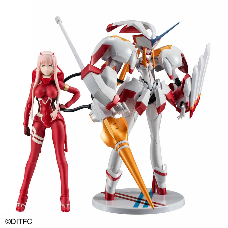 Load image into Gallery viewer, Bandai - S.H.Figuarts X Robot Spirits - Darling In The Franxx - Zero Two and Strelizia Set (5th Anniversary)
