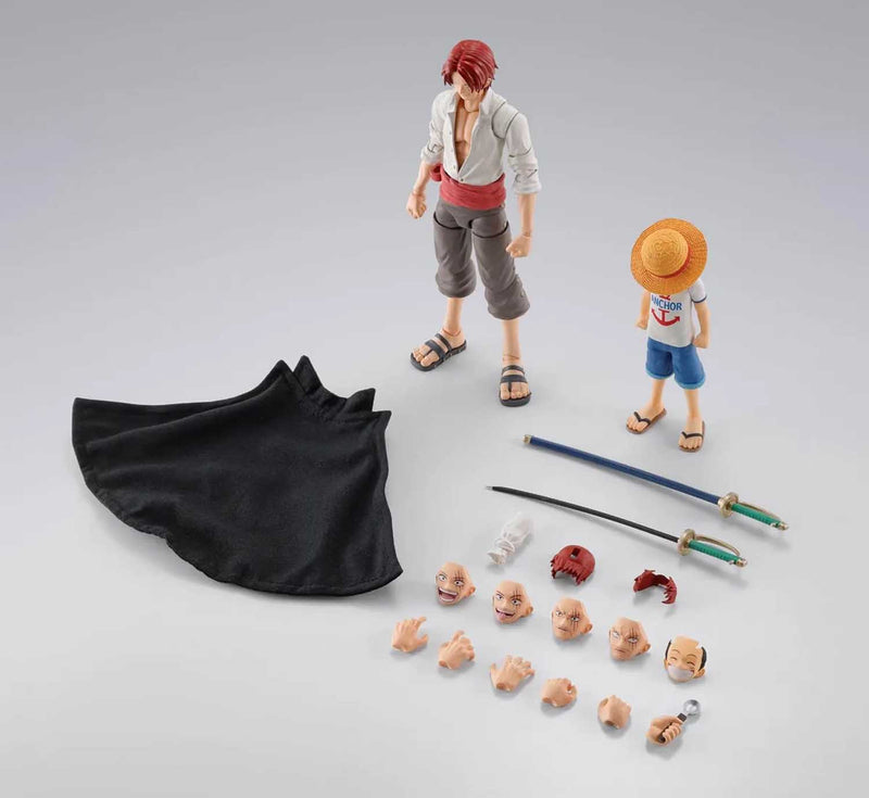 Load image into Gallery viewer, Bandai - S.H.Figuarts - One Piece - Shanks and Monkey D. Luffy (Childhood)
