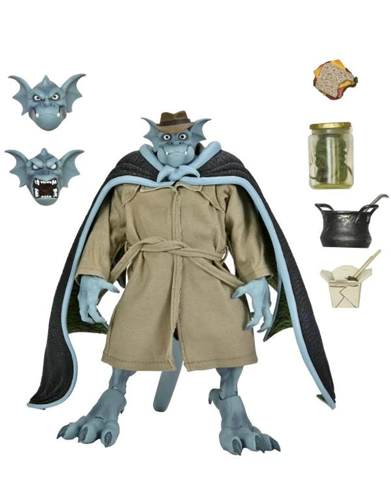 Load image into Gallery viewer, NECA - Disney&#39;s Gargoyles - Ultimates Detective Broadway &quot;Silver Falcon&quot; (With Closed Wings)
