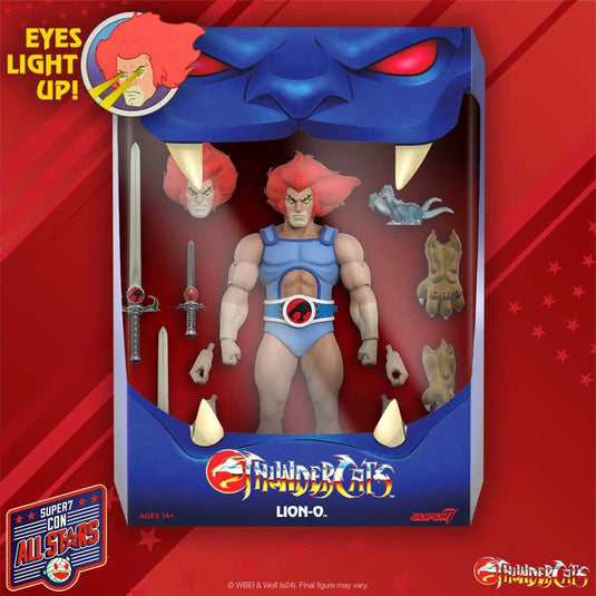 Super 7 - Thundercats Ultimates - Lion-O (LED Eyes Version)