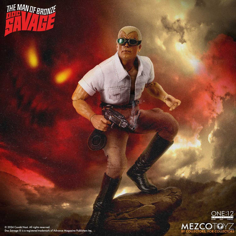 Load image into Gallery viewer, Mezco Toyz - One 12 Doc Savage: The Man of Bronze - Doc Savage
