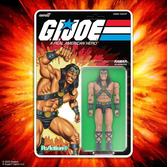 Super 7 - Reaction+ (O-Ring Figure) G.I. Joe - Ramar