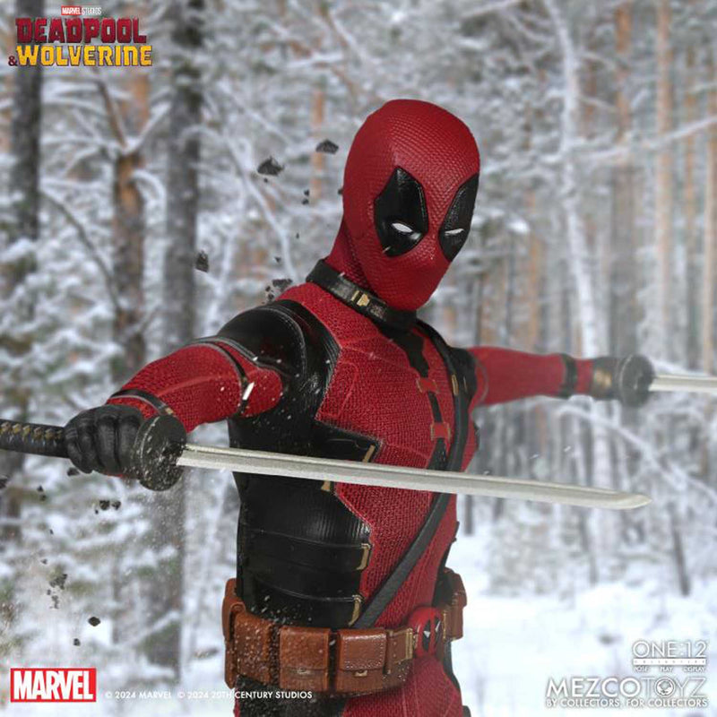 Load image into Gallery viewer, Mezco Toyz - One 12 Deadpool and Wolverine - Deadpool Deluxe
