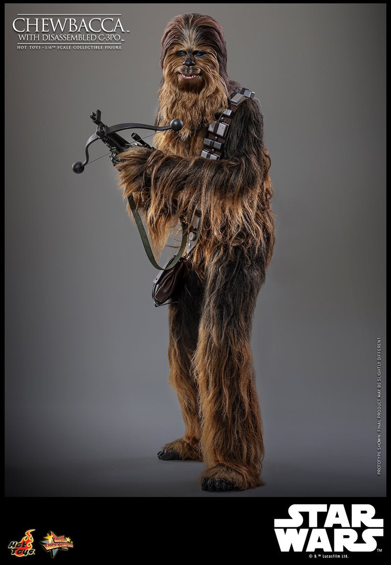 Load image into Gallery viewer, Hot Toys - Star Wars The Empire Strikes Back - Chewbacca with Disassembled C-3PO
