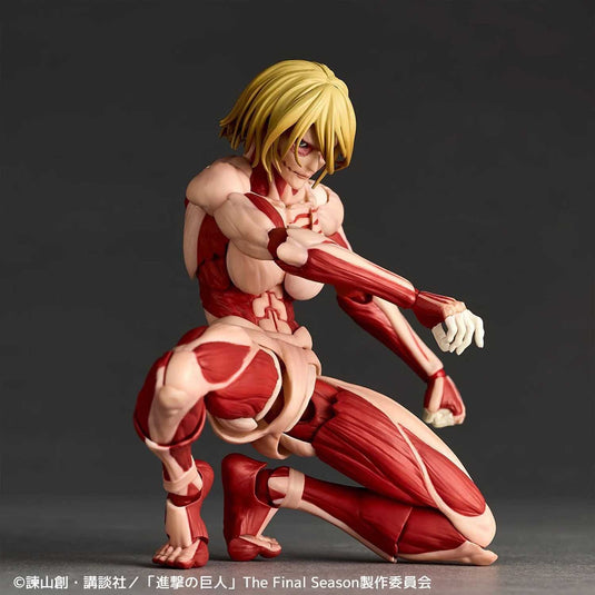 Kaiyodo - Amazing Yamaguchi - Revoltech Attack On Titan NR068 - Female Titan (Annie Leonhart)