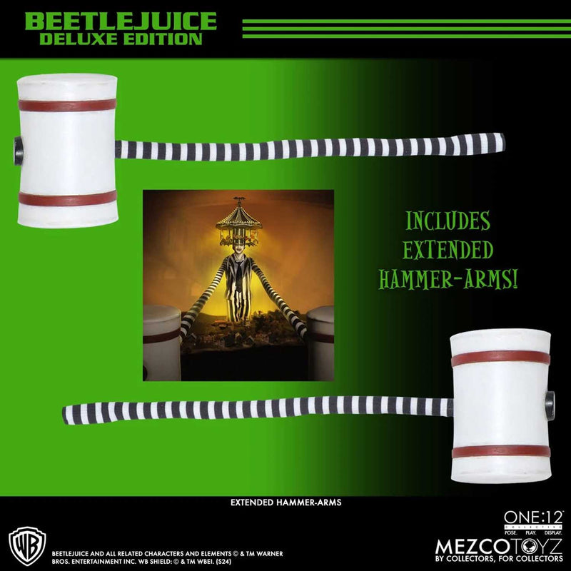 Load image into Gallery viewer, Mezco Toyz - One 12 Beetlejuice - Beetlejuice (Deluxe Edition)
